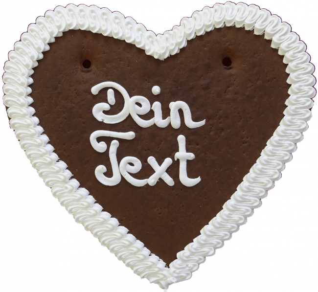 Wunsch Lebkuchenherz